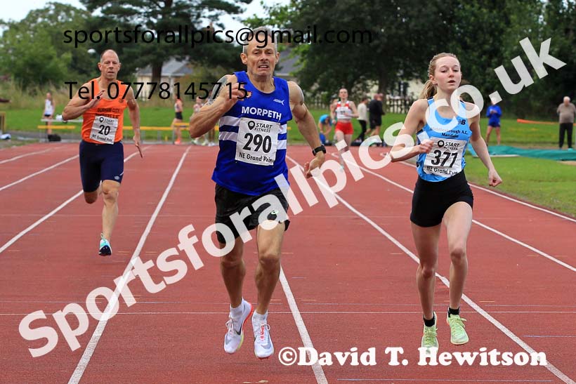 400 metres, 2023 NEGP 5 Monkton, Wed, July 26th. Photo: David T. Hewitson/Sports for All Pics